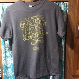 “P2 Mission” Gray T-Shirt with Yellow‎ Graphic